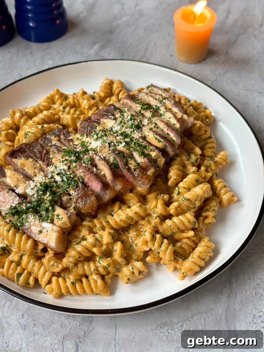 steak pasta
