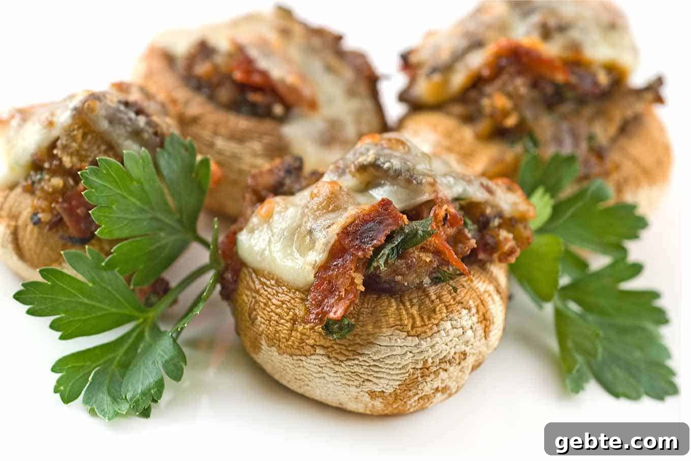 Stuffed Mushrooms Italian-Style