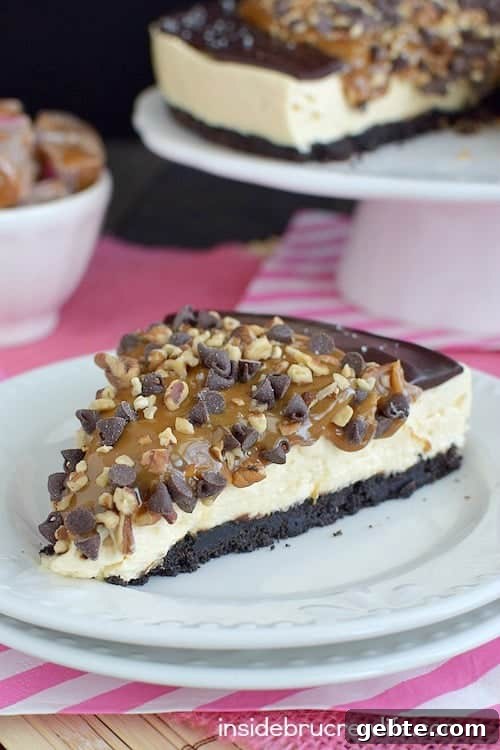 Chocolate Caramel Cheesecake Tart - caramel cheesecake, gooey caramel, and chocolate chips come together to make one amazing dessert tart! Chocolate Caramel Cheesecake Tart - caramel cheesecake, gooey caramel, and chocolate chips come together to make one amazing dessert tart!