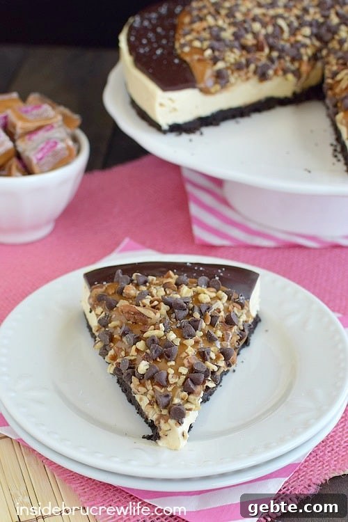 Chocolate Caramel Cheesecake Tart - creamy cheesecake topped with chocolate and gooey caramel makes an impressive dessert. Chocolate Caramel Cheesecake Tart - creamy cheesecake topped with chocolate and gooey caramel makes an impressive dessert.