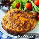 Air Fryer Honey Mesquite Pork Chops