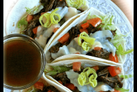 French Dip Mini Tacos Recipe — Savory Beef Sliders with Au Jus