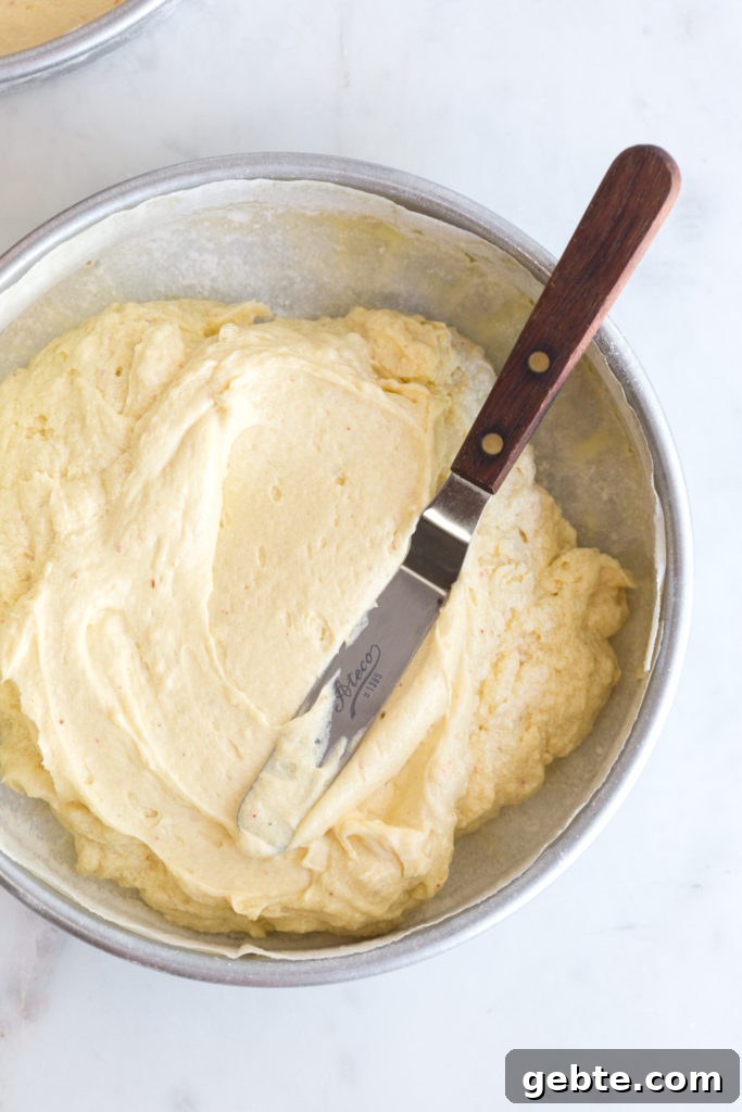 Nectarine and Crème with Pink Peppercorn Honey Cake Recipe 11 Cake batter for Pink Peppercorn Honey Cake