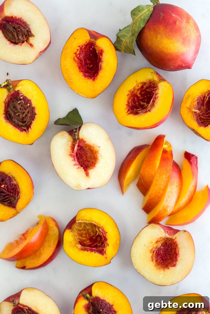 Nectarine and Crème with Pink Peppercorn Honey Cake Recipe 5 Sliced nectarines cake