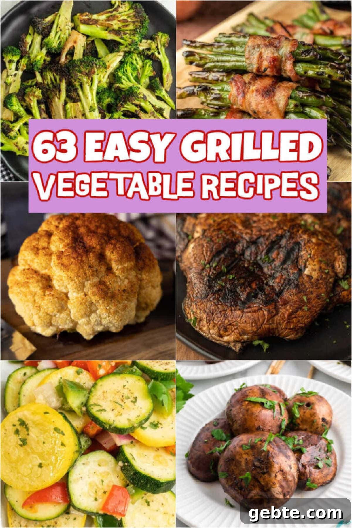 63 Flavorful Grilled Vegetable Recipes for Every Meal 2 Get ready to fire up the grill and savor the delicious flavors of fresh veggies. Grilled vegetable recipes are not only healthy and nutritious, but also mouth-watering and fun to prepare. #grillonadime #grilledvegetablerecipes #vegetables