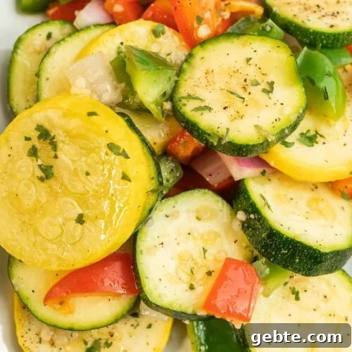 63 Flavorful Grilled Vegetable Recipes for Every Meal 3 Freshly sliced zucchini and yellow squash with herbs and seasoning.