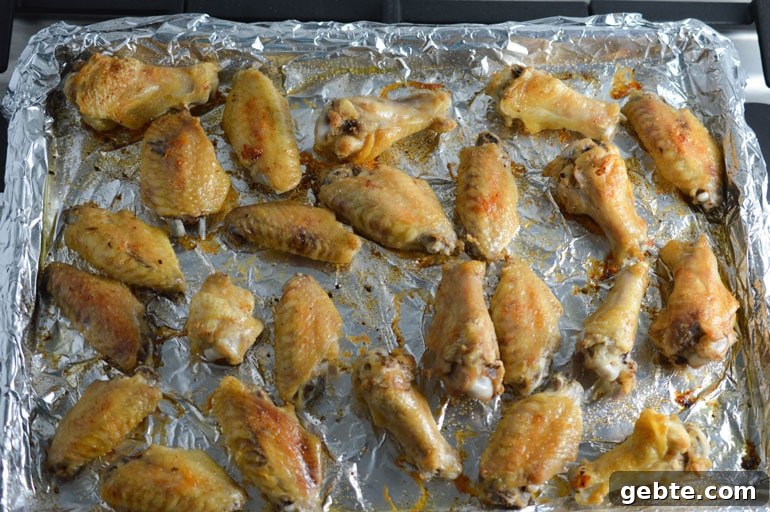 Baked Buffalo Wings 