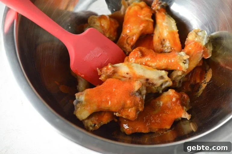 Baked Buffalo Wings 
