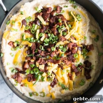 loaded cauliflower soup
