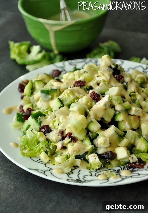 Shredded Brussels Sprout Salad