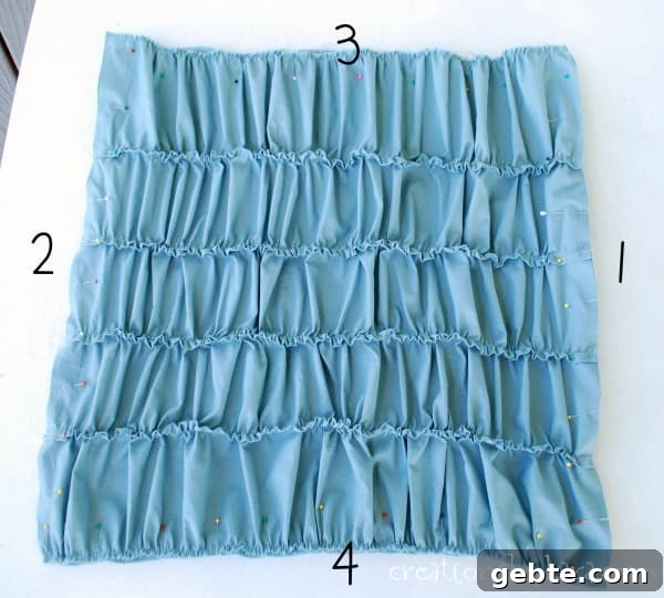 How to Make a Gathered (Ruched) Decorative Pillow: Step-by-Step Tutorial 11 decorative-pillow