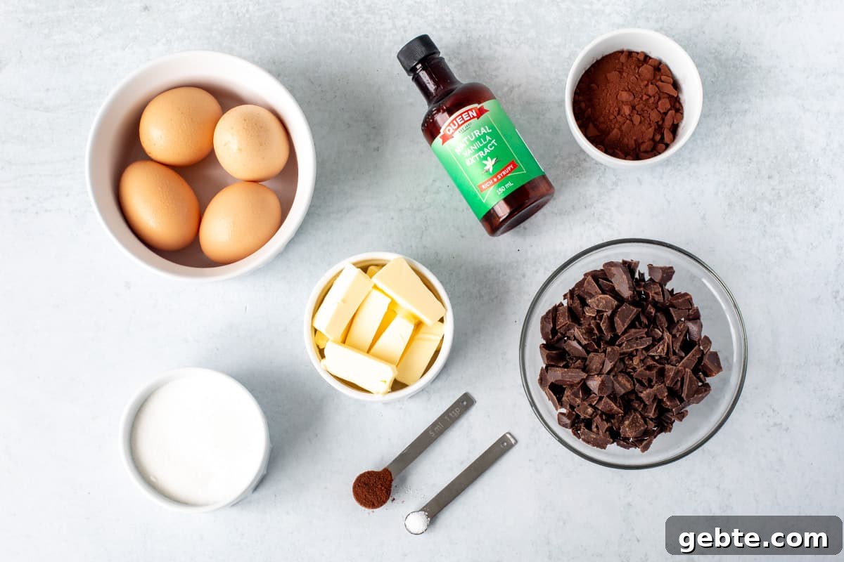 Flourless Chocolate Cake Recipe: Rich, Decadent and Gluten-Free 3 Ingredients for flourless chocolate cake