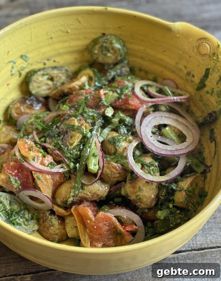 Grilled vegetable bowl