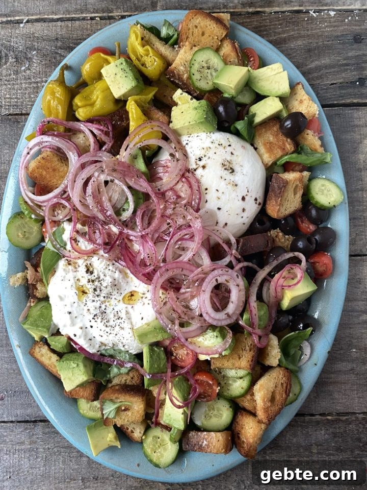 Panzanella salad
