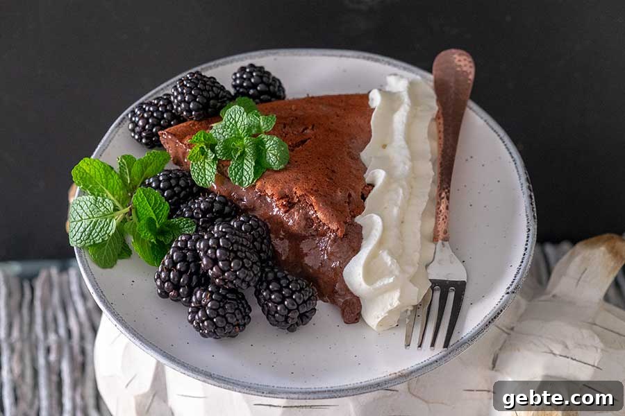 chocolate blackberry pie, gluten free