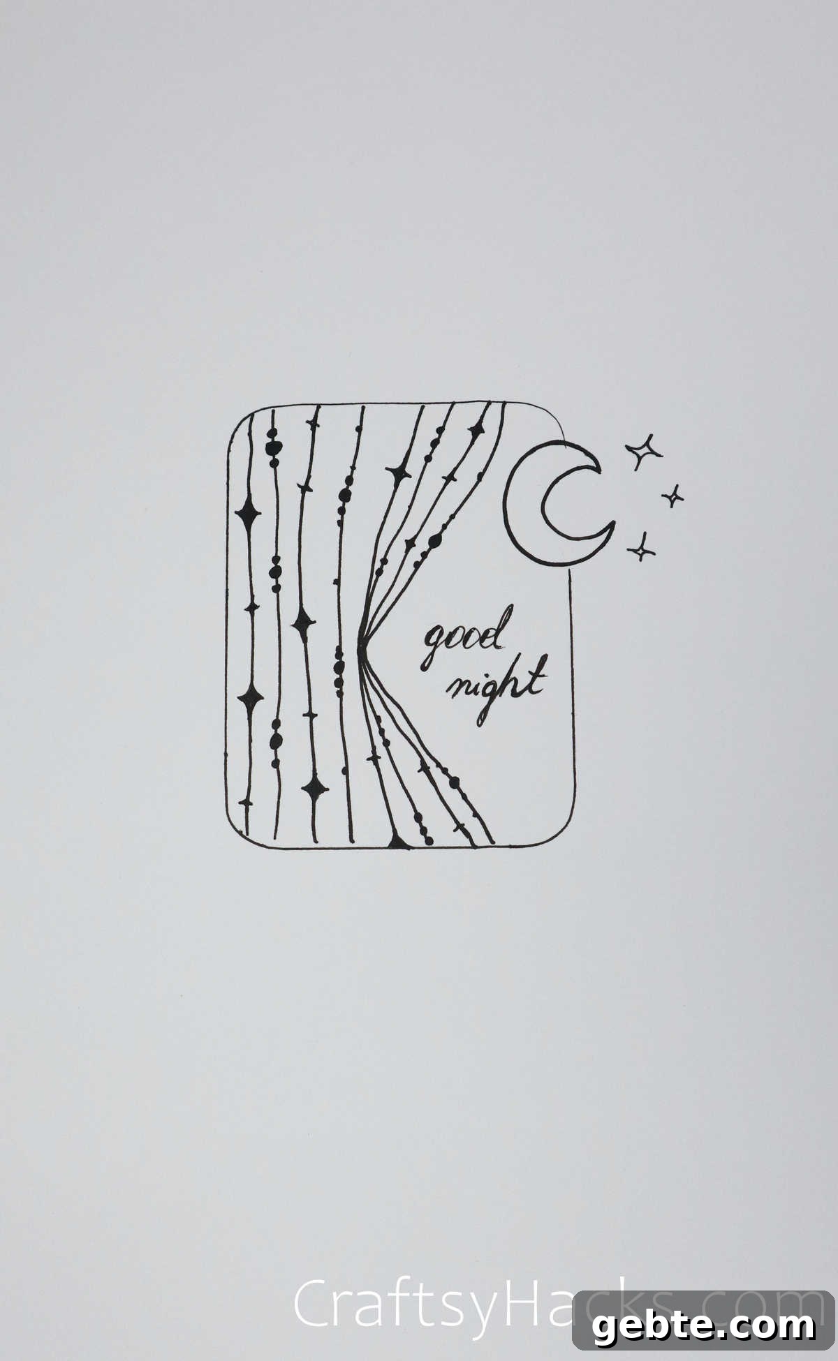 good night drawing
