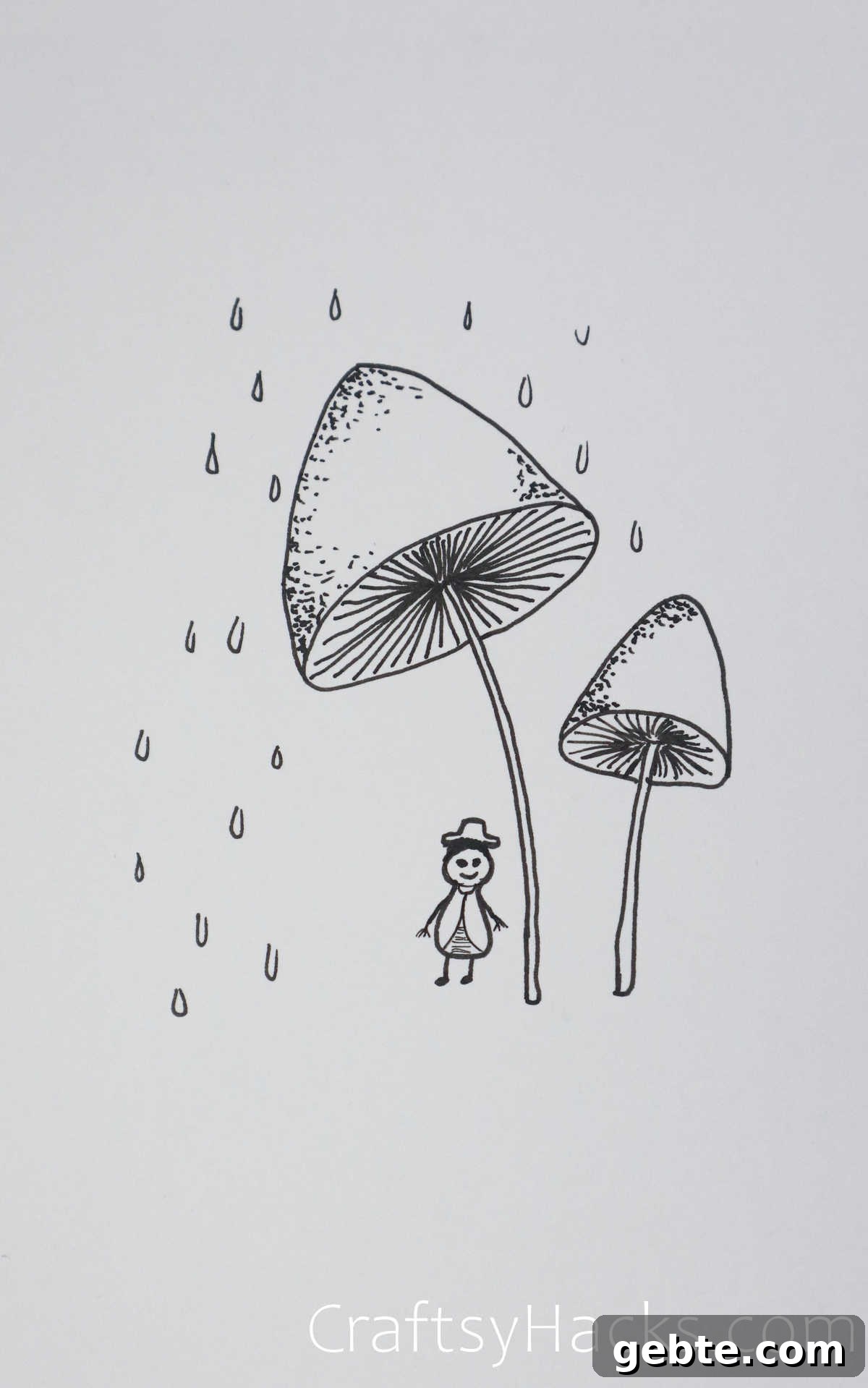 mushroom drawing