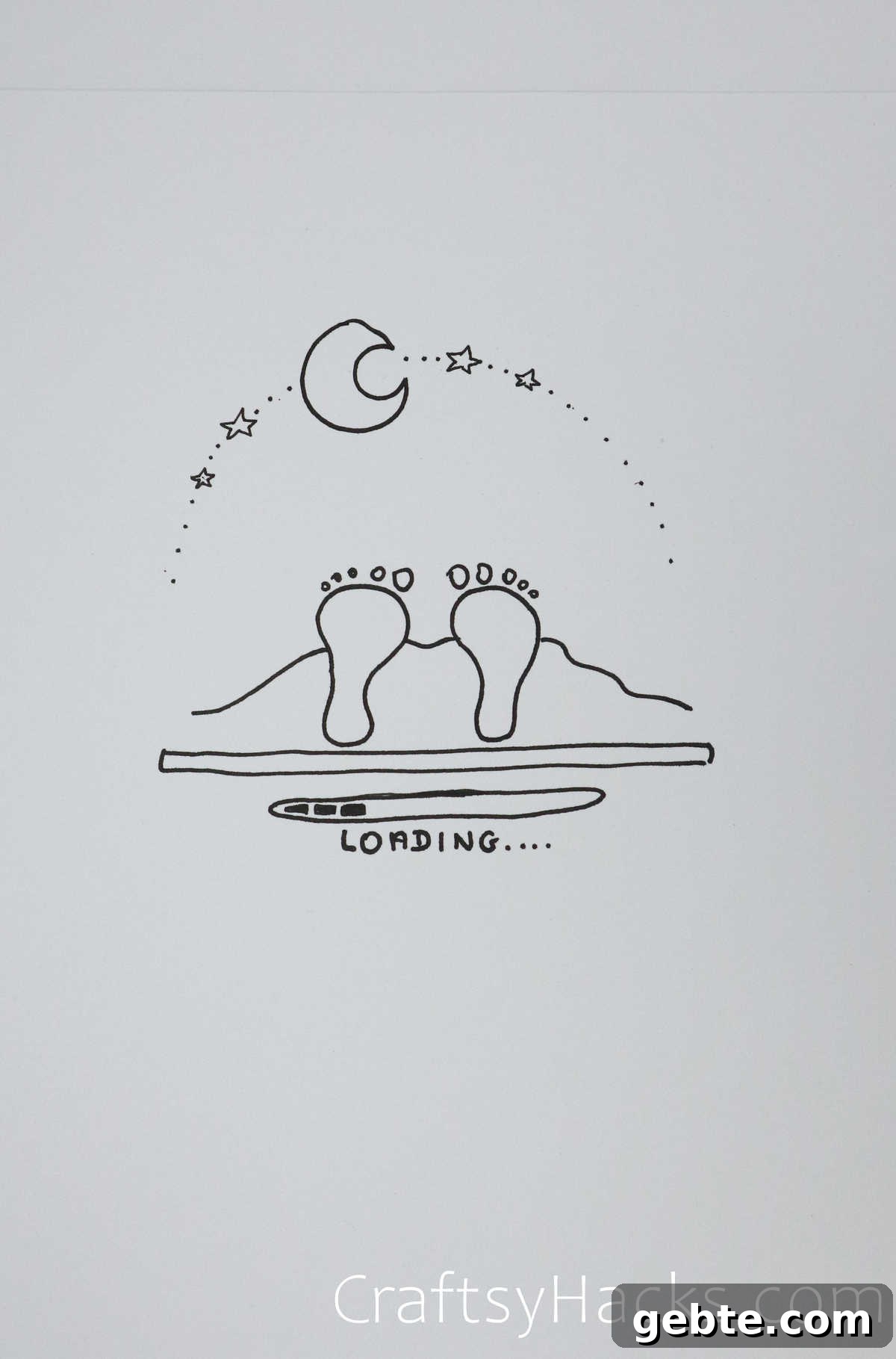 feet drawing