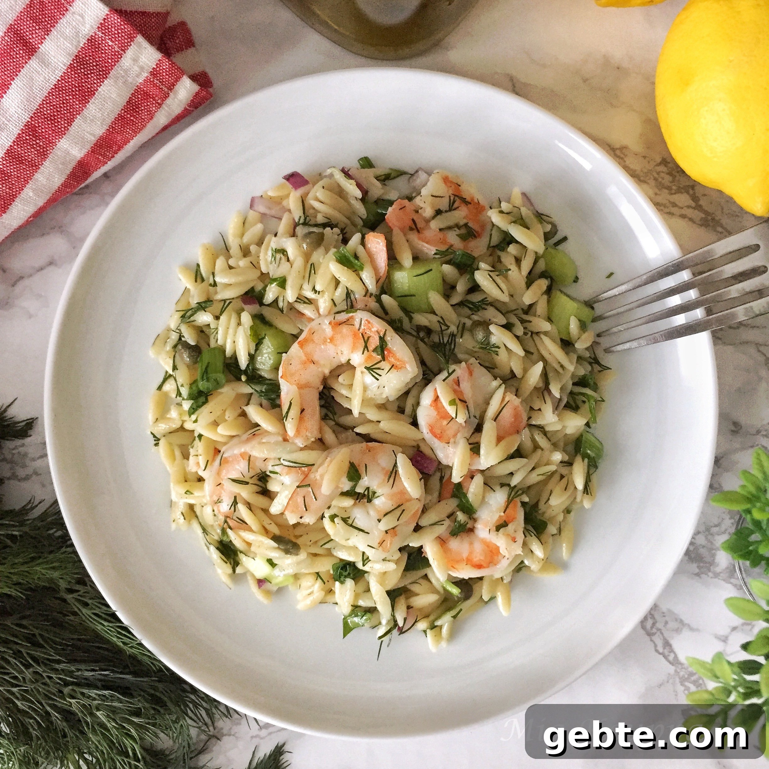 Orzo with shrimp (Κριθαράκι με γαρίδες)