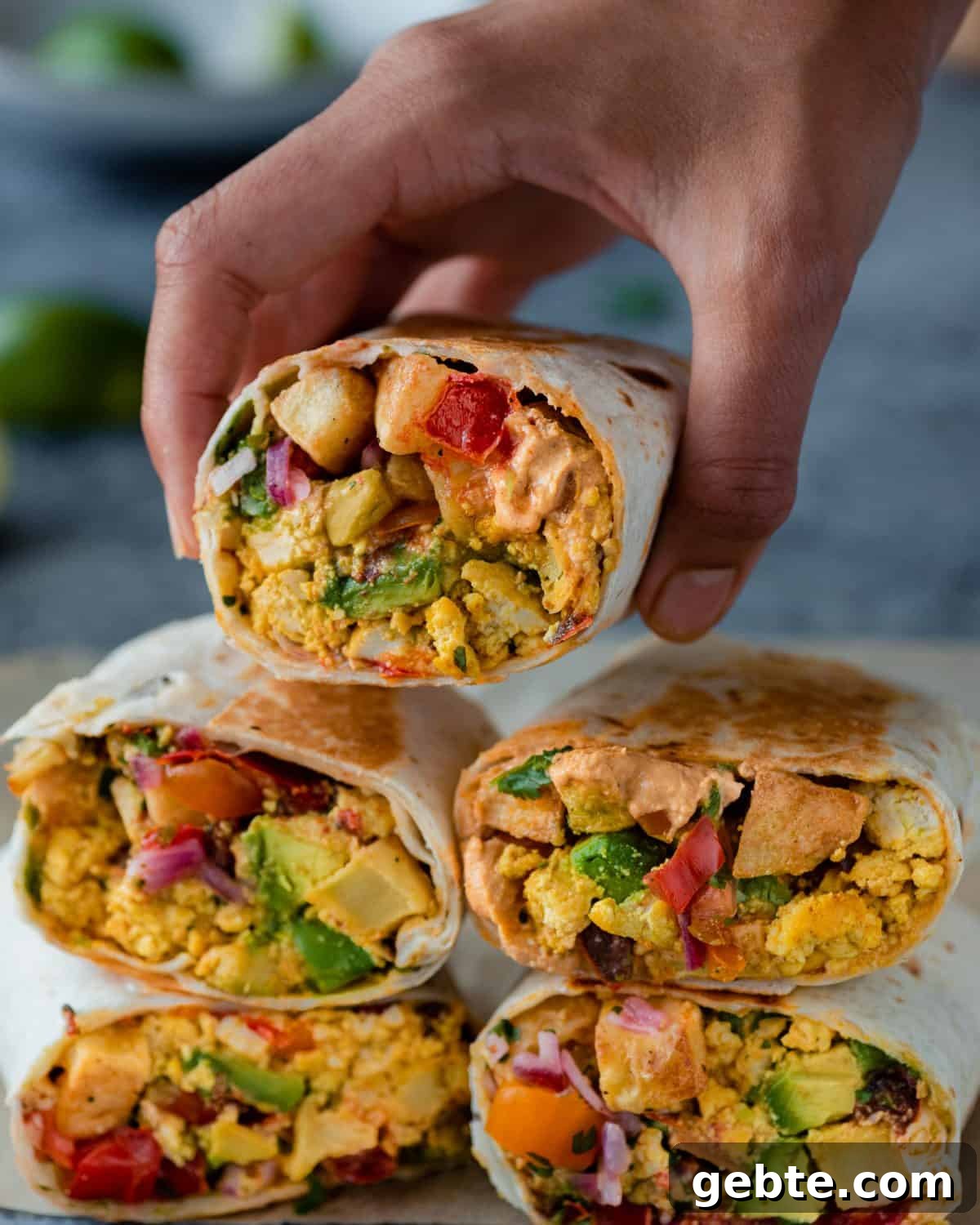 The Best Vegan Breakfast Burritos
