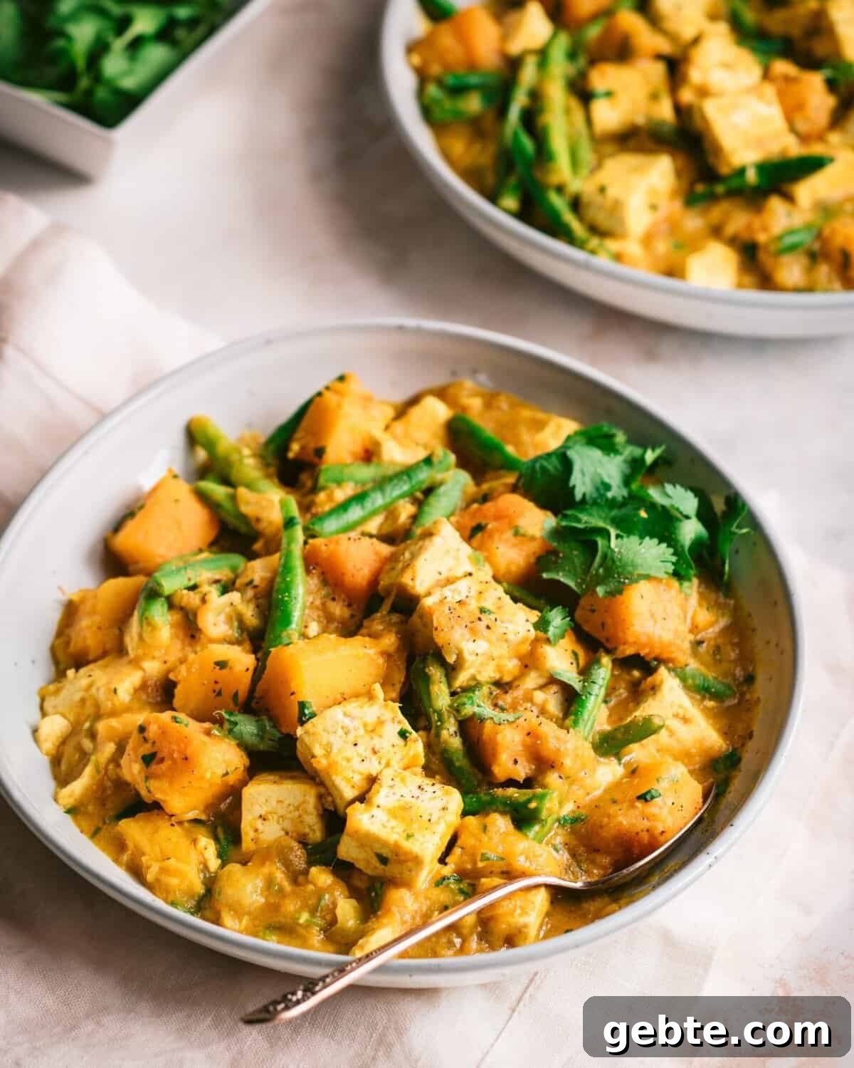 Vegan Pumpkin Curry with Tofu