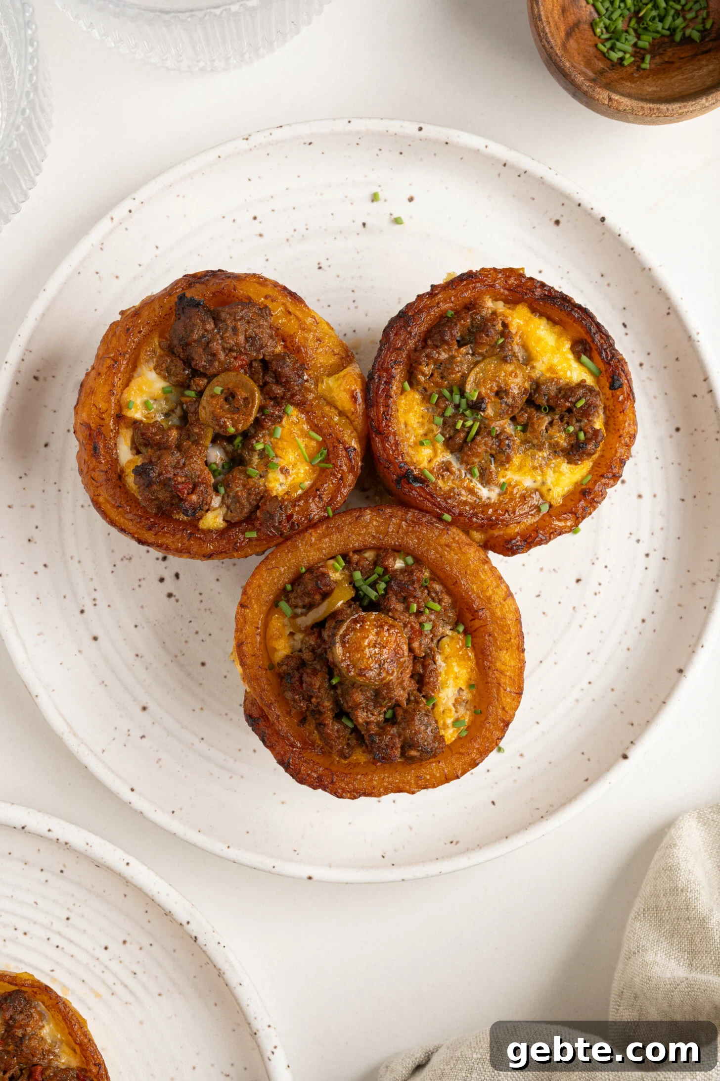 Authentic Puerto Rican Piononos: Savory Plantain Cups Recipe 2 a plate of piononos