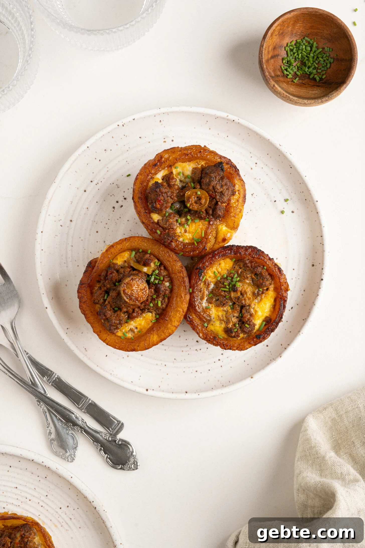Authentic Puerto Rican Piononos: Savory Plantain Cups Recipe 11 a plate of piononos