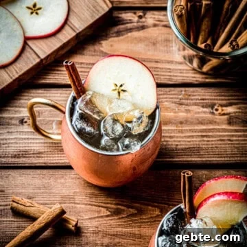 Spiced Apple Cider Moscow Mule