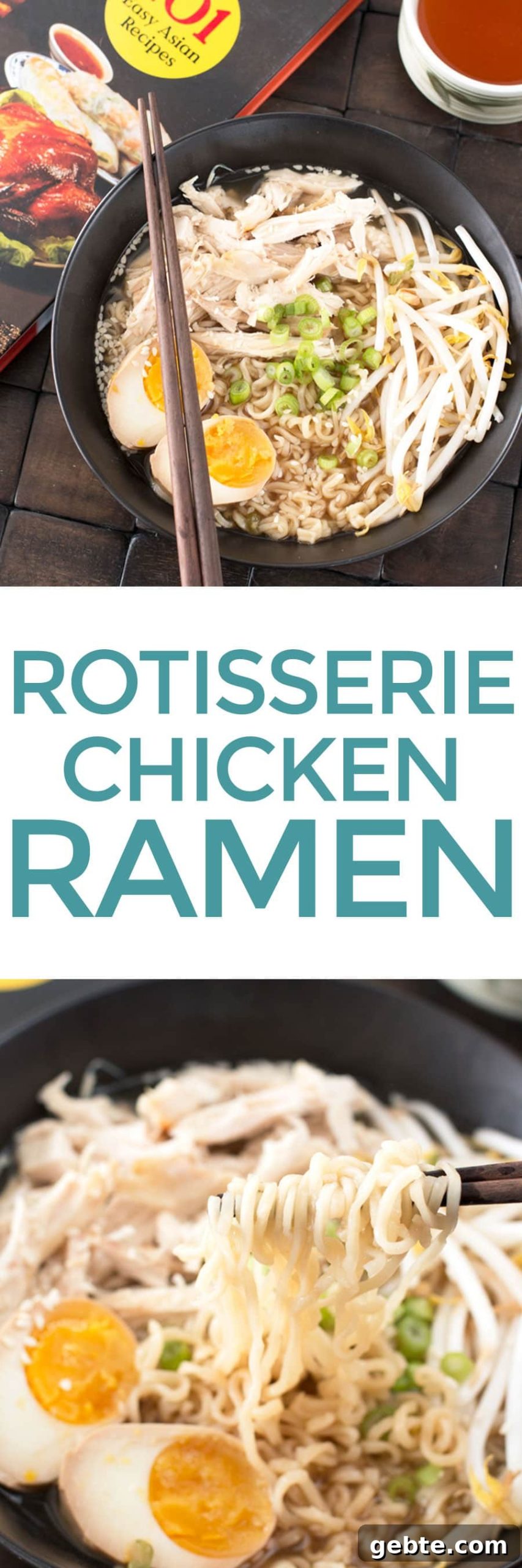 Lucky Peach Cookbook Review: Rotisserie Chicken Ramen Recipe Guide 7 Rotisserie Chicken Ramen | cakenknife.com