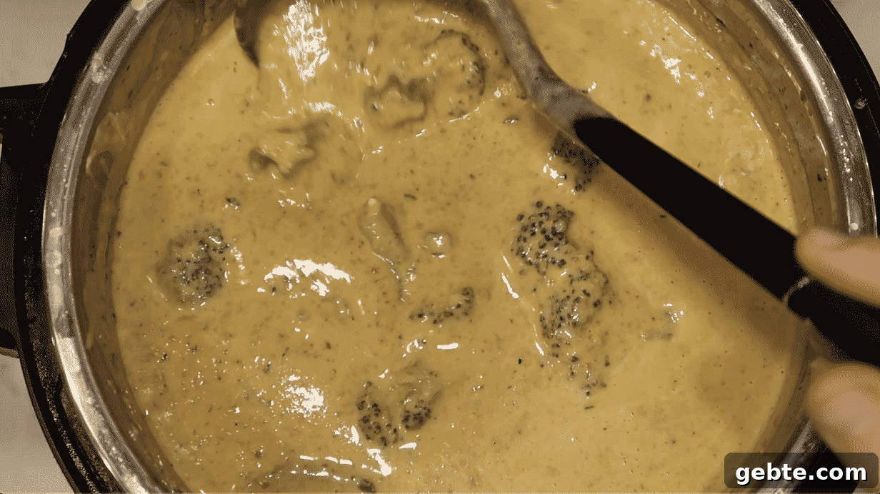 Instant Pot Broccoli Cheddar Soup Recipe for Creamy Comfort 23 img 24736 38