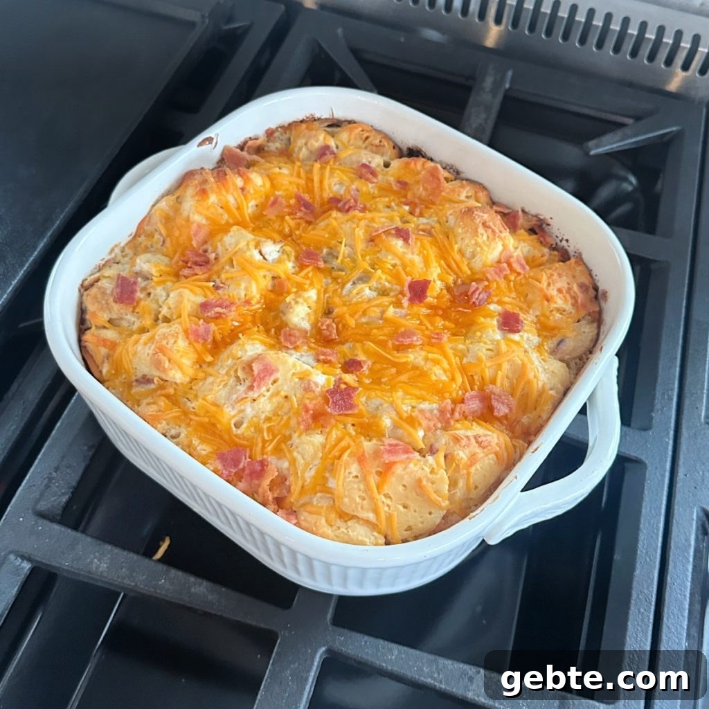 chicken bacon ranch bubble up casserole