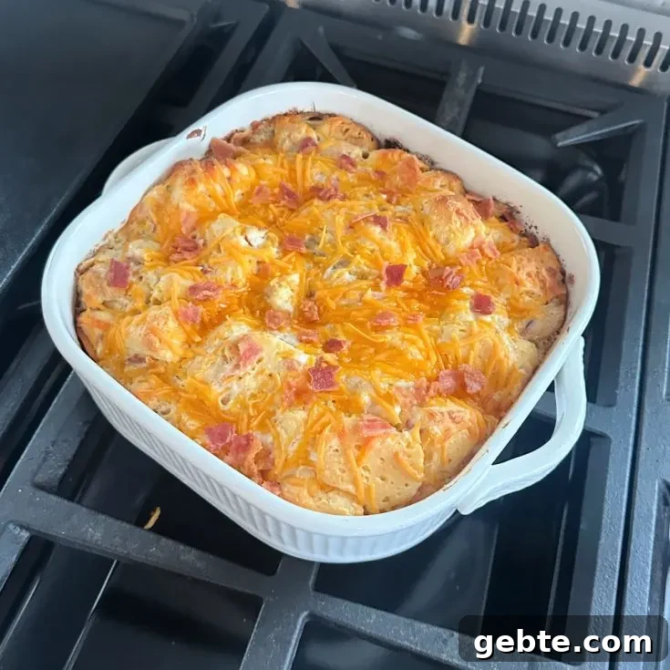 chicken bacon ranch bubble up casserole