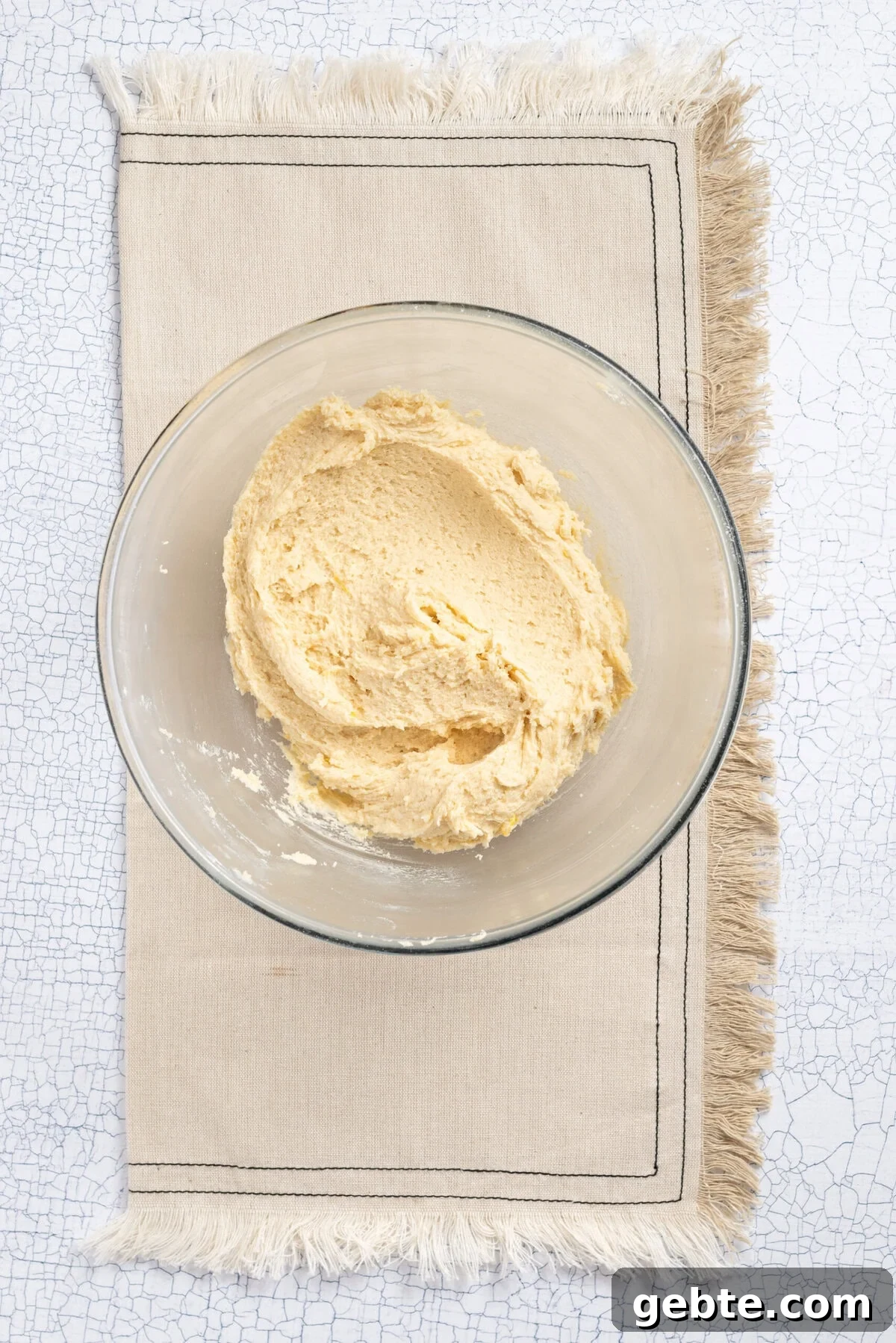 An image of the cookie dough in a bowl.