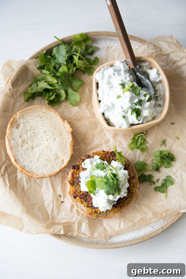 the best gluten-free red lentil burgers recipe with mint raita and quinoa