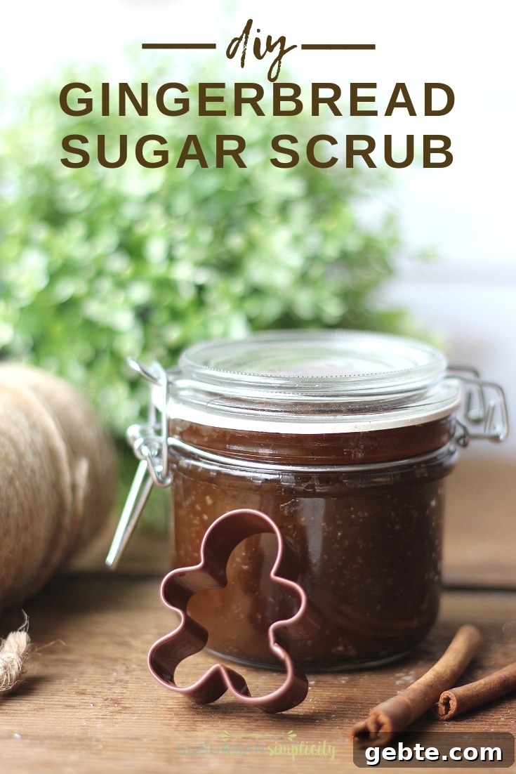 Gingerbread Brown Sugar Scrub