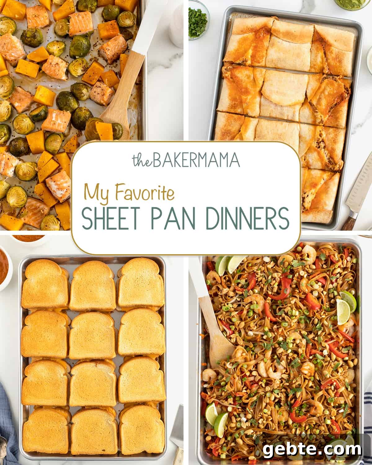 My Favorite Sheet Pan Dinners by The BakerMama