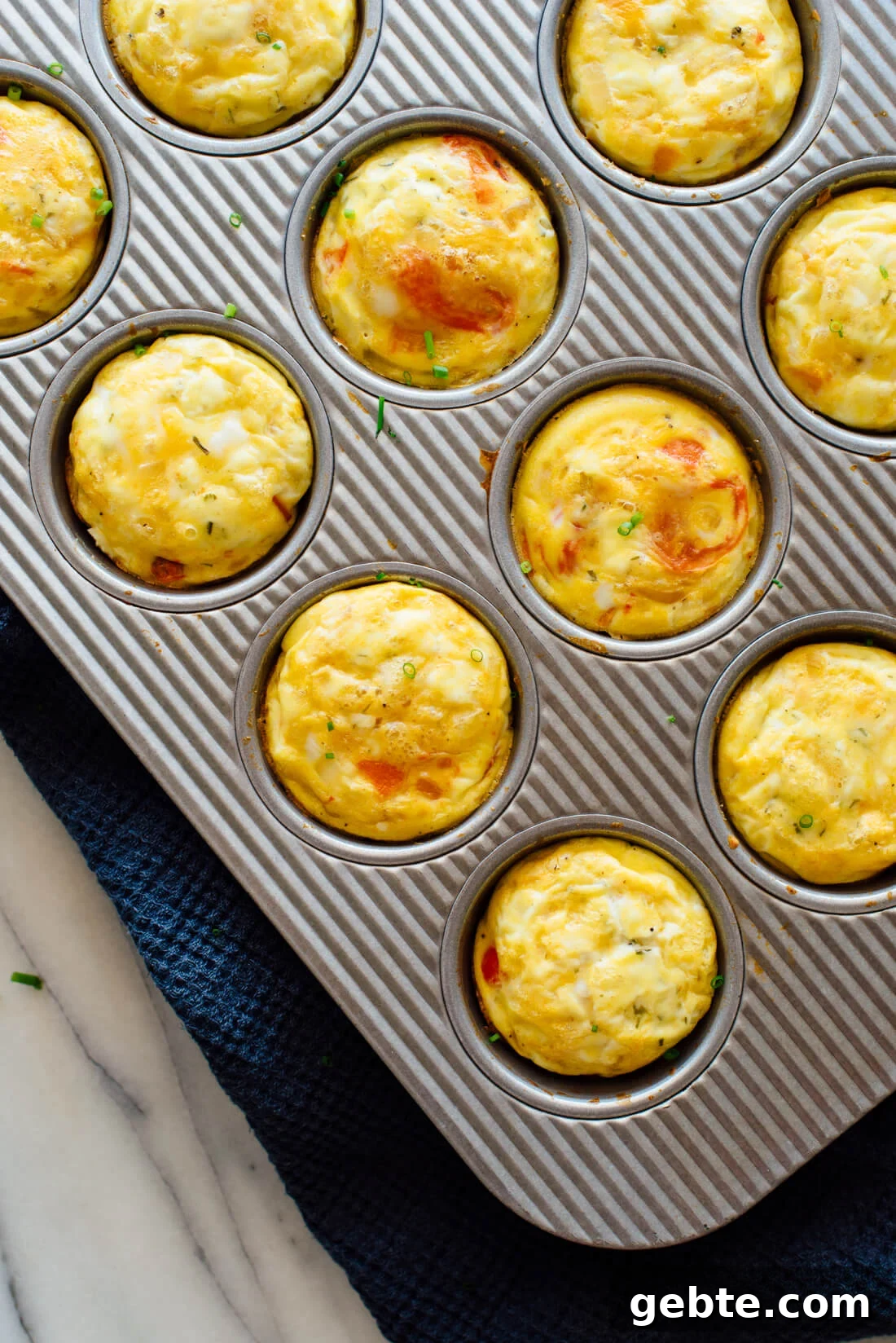 Frittata Recipes: Stovetop and Oven Methods for Perfect Results 10 mini frittatas in muffin tin