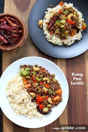 Kung Pao Lentils |Vegan Richa