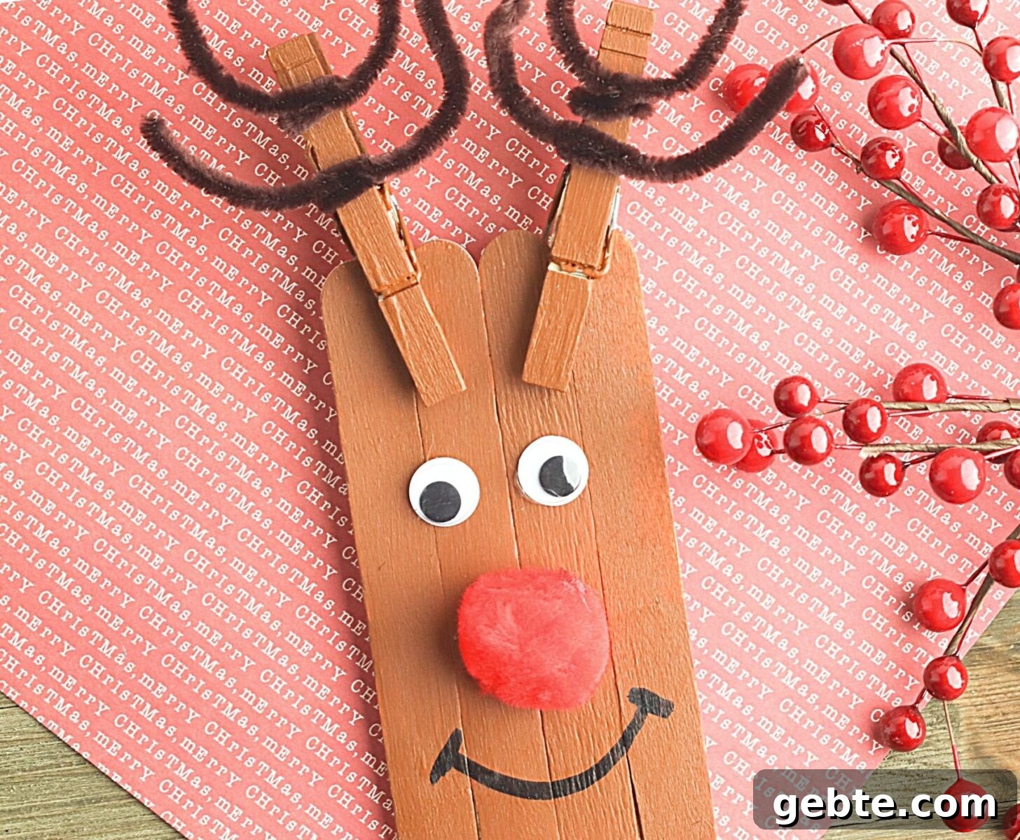 Cute Reindeer Craft Ideas for Kids: Step-by-Step Holiday Project 2 Reindeer Craft on a piece of Christmas paper