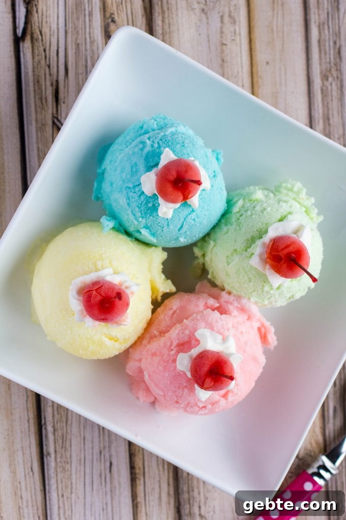 Real Jello Ice Cream with or without a machine!