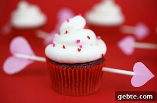 Mouthwatering Monday: 25 Valentine Treats and Gift Ideas 2 Cupid Arrow Cupcakes