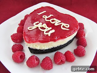 Mouthwatering Monday: 25 Valentine Treats and Gift Ideas 12 Mini Raspberry Cheesecakes