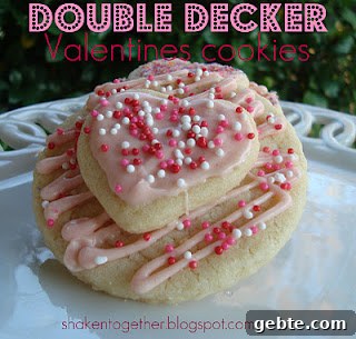 Mouthwatering Monday: 25 Valentine Treats and Gift Ideas 15 Double Decker Valentine’s Cookies