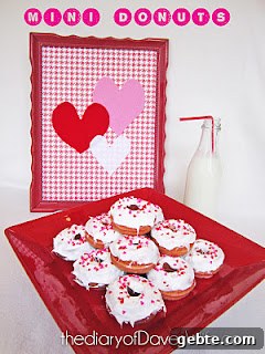 Mouthwatering Monday: 25 Valentine Treats and Gift Ideas 20 Pink Mini Doughnuts