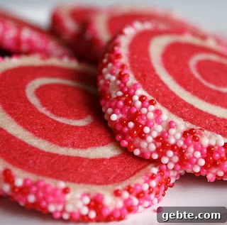 Mouthwatering Monday: 25 Valentine Treats and Gift Ideas 26 Colorful Spiral Cookies