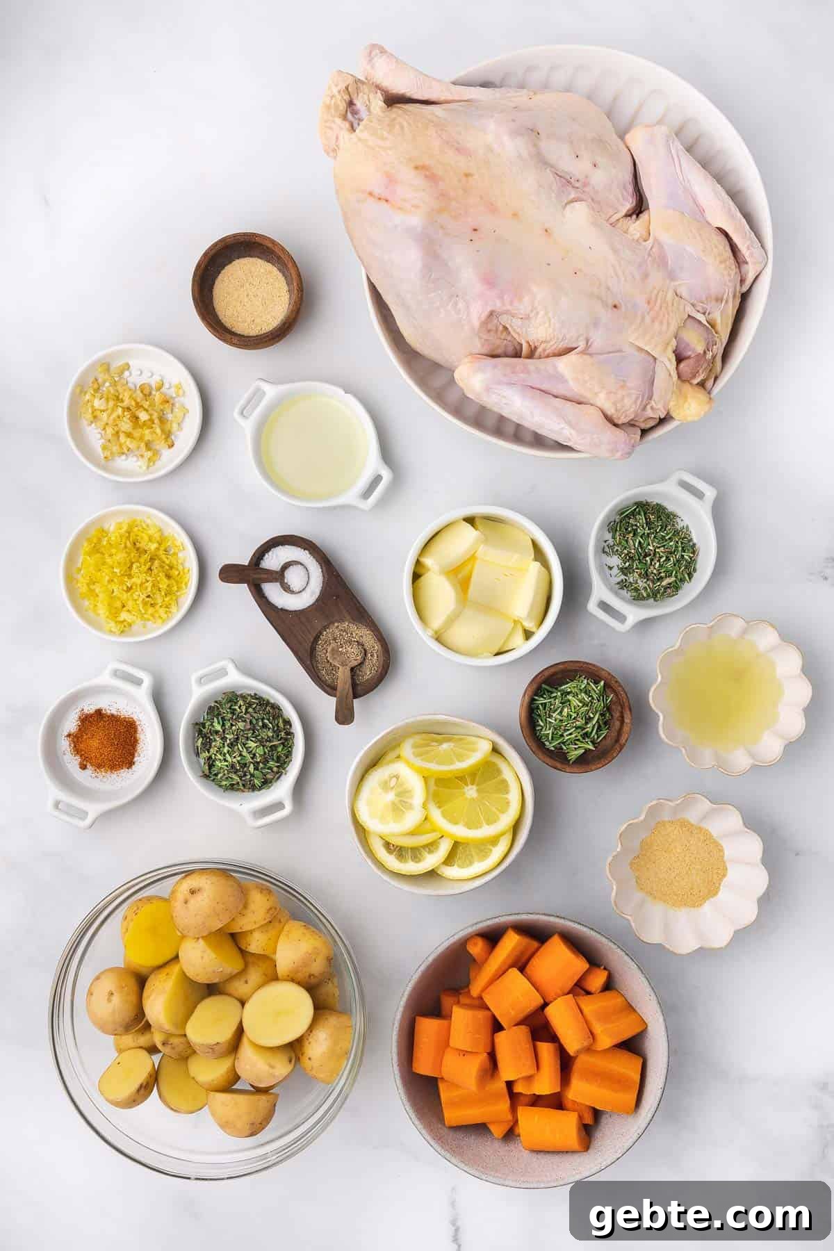 How to Spatchcock a Chicken for Faster, Juicier Roasting 3 Ingredients needed to make spatchcock chicken.