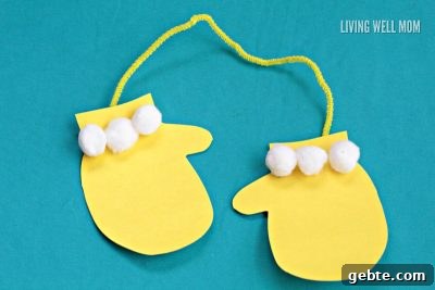 27 Mess-Free Toddler Activities to Keep Kids Engaged 8 Pom Pom Mittens Craft for Kids