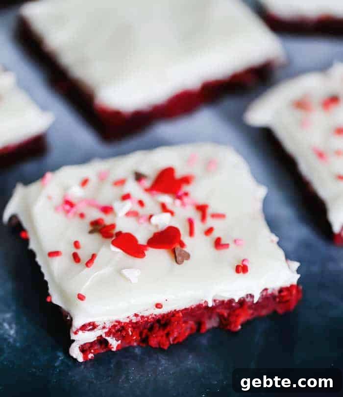 red velvet bars cream cheese frosting recipe homemade