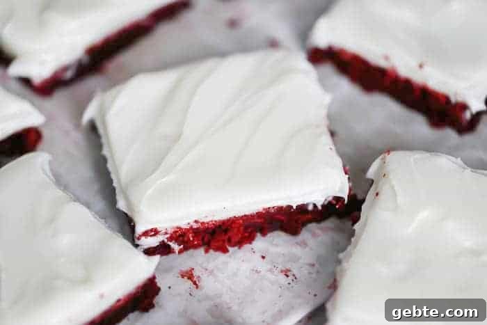 red velvet bars cream cheese frosting recipe