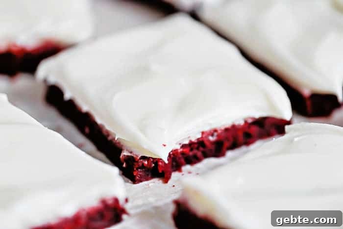 red velvet bars cream cheese frosting recipe